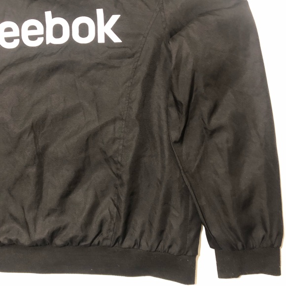 Reebok Full Zip Fall Jacket Womens Size XL Black and White - Picture 10 of 10